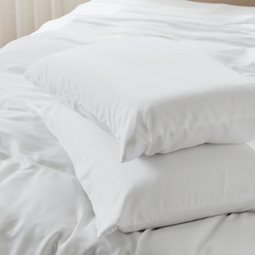 Moonstone grey AURTRS bamboo pillowcase