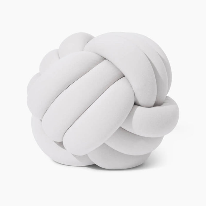 Moonstone Grey large knot pillow