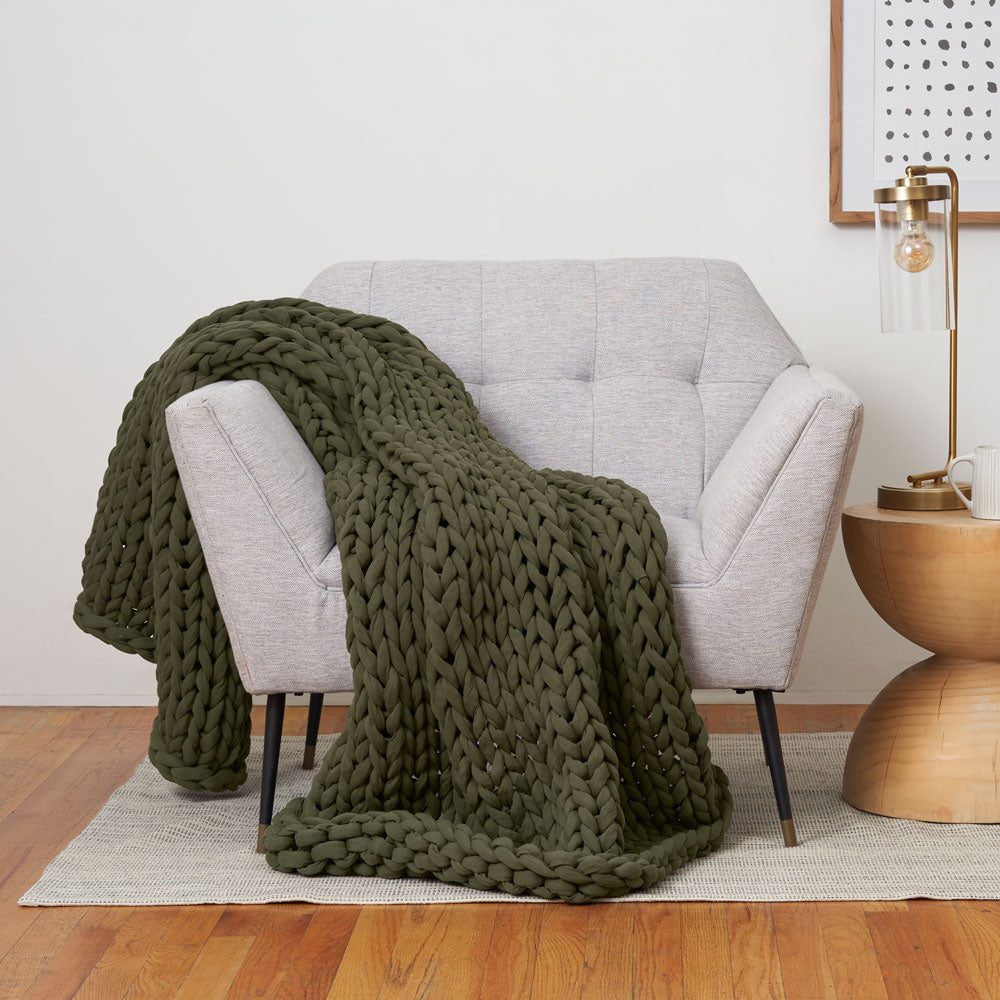 Olive Night Weighted Blanket