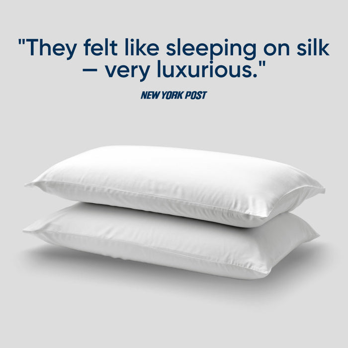 AURTRS cloud white pillowcase with new york post comment
